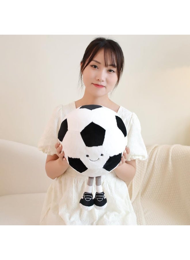 11 Cute Football Plush Toys Soft Stuffed Sport Throw Pillow Plush Ball Gift for Kids Birthday and  Decoration - Image 3